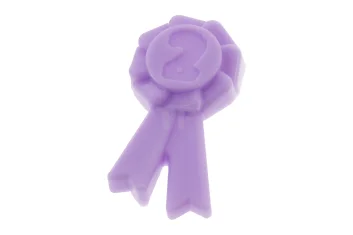 LEGO Award Ribbon with Number 2