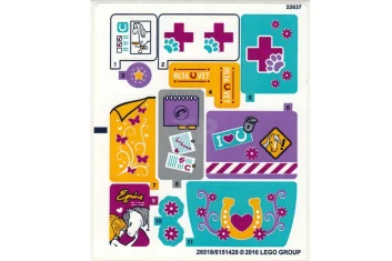 LEGO Autocollant pour l'ensemble 41125