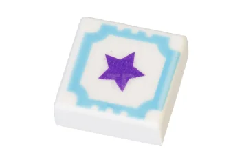 LEGO Tile 1 x 1 with Star Pattern