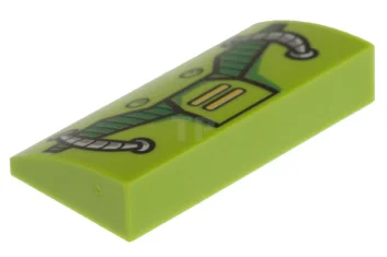 LEGO Pendenza curvo 2 x 4 x 2/3 con modello di…