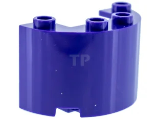 LEGO Cylinder Half 2 x 4 x 2 with 1 x…