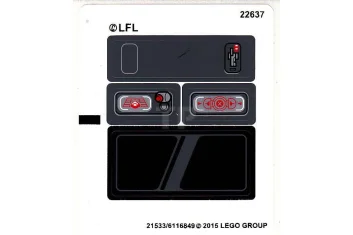 LEGO Autocollant pour l'ensemble 75103 (version internationale)