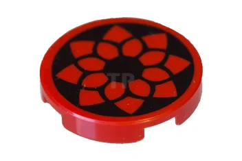 LEGO Piastrelle 2 x 2 rotonde con O inferiore e motivo…