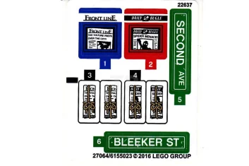 LEGO Autocollant pour l'ensemble 76058