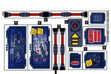 LEGO Sticker for Set 70596 - Sheet 2