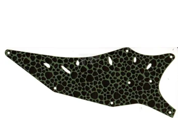 LEGO Plastic Triangle 11 x 27.5 Wing Right with Gold Scales…