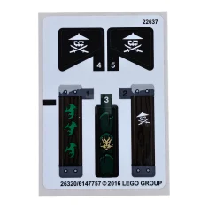 LEGO Sticker for Set 70593