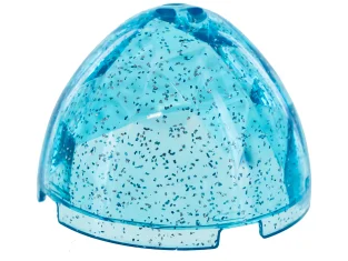 LEGO Container, gefacetteerd, 4 x 4 x 1 2/3, drakenei bovenkant