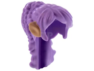 LEGO Hair Minifig/-doll, Long Tapered in Back with Braids and Elves…