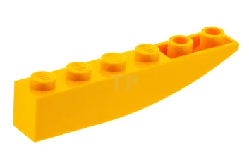 LEGO Dachstein Gebogen 6 x 1 - Umgekehrt