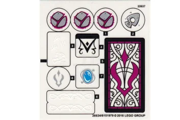 LEGO Aufkleber für Set 41179
