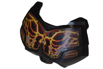 LEGO Große Figur Brustpanzer Klein mit Bionicle Lava Beast Muster