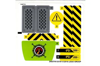 LEGO Autocollant pour l'ensemble 60122