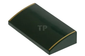 LEGO Slope Curved 2 x 4 x 2/3 with Stripes Pattern