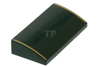 LEGO Slope Curved 2 x 4 x 2/3 with Stripes Pattern