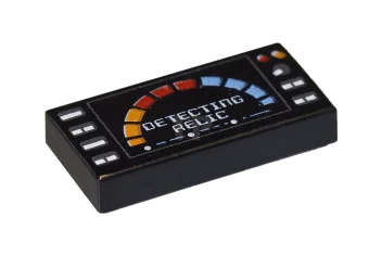LEGO Tile 1 x 2 with Buttons, Meter and 'DETECTING RELIC'…