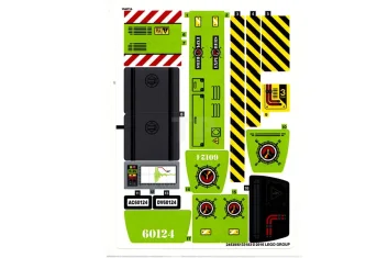 LEGO Sticker for Set 60124 (International Version)