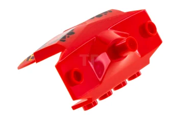 LEGO Torso Armor Shoulder Studs with Black Spots and Orange Veins…