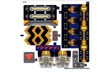 LEGO Autocollant pour l'ensemble 70322 (version internationale)
