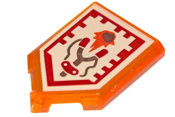 LEGO Carreau 2 x 3 pentagonal avec motif bouclier de puissance…