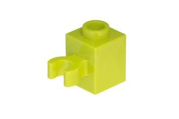 LEGO Ladrillo, modificado 1 x 1 con grapa vertical (grapa en…