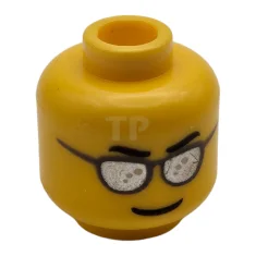 LEGO Head Minifig with Sunglasses Pattern
