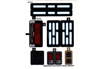 LEGO Sticker for Set 75156