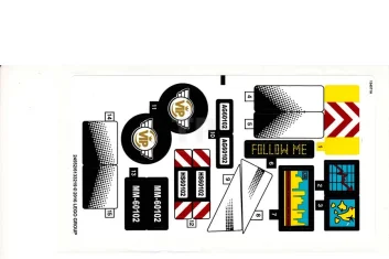 LEGO Sticker for Set 60102 (International Version)