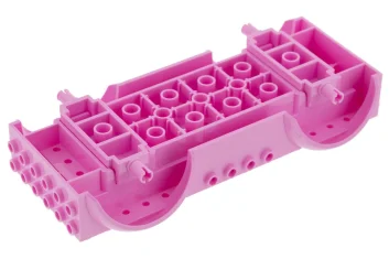 LEGO Vehicle, Base 8 x 16 x 2 1/2 with Mudguards…