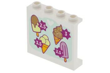 LEGO Panel 1 x 4 x 3 with Side Supports and…