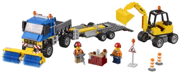 LEGO Sweeper & Excavator