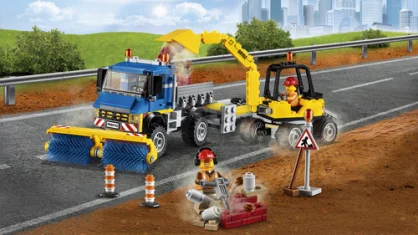 LEGO Sweeper & Excavator