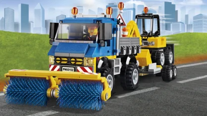 LEGO Sweeper & Excavator