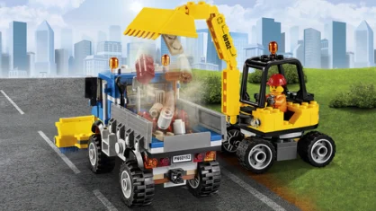 LEGO Sweeper & Excavator