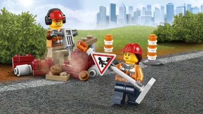 LEGO Sweeper & Excavator