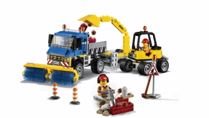 LEGO Sweeper & Excavator