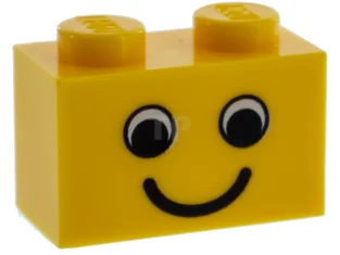 LEGO Brique 1 x 2 avec le motif des yeux et…