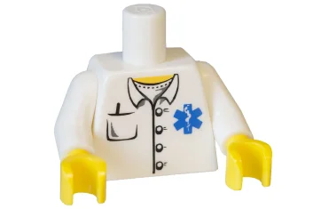 LEGO Torso (complete) Minifig with Hospital Coat Pattern
