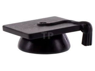 LEGO Minifig, Headgear Cap, Graduation Mortarboard with Tassel