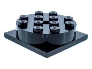 LEGO Turntable 4 x 4 Square Base with Top, Complete Assembly