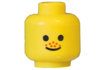 LEGO Tête de figurine avec motif de taches de rousseur sur…