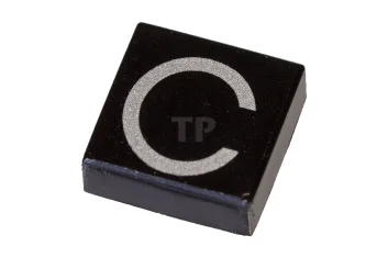 LEGO Fliese 1 x 1 mit Großbuchstaben C-Muster