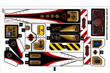 LEGO Sticker for Set 70595