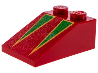 LEGO Pente 33° 3 x 2 avec le modèle des triangles