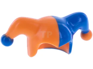 LEGO Minifig, Headgear Jester's Cap with Blue Left Side and Blue…