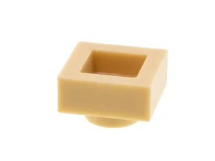 LEGO Plate 1 x 1 with Squares Pattern (Minecraft Villager)