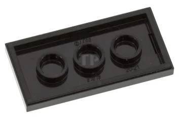 LEGO Tile 2 x 4 with '7' and Grille Lines Pattern