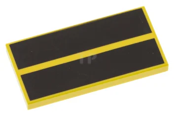 LEGO Tile 2 x 4 with Stripes Pattern