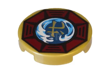 LEGO Tegel 2 x 2 Rond met onderkant O en Airjitzu…