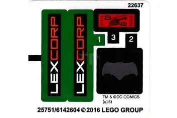LEGO Sticker for Set 76046 (International Version)